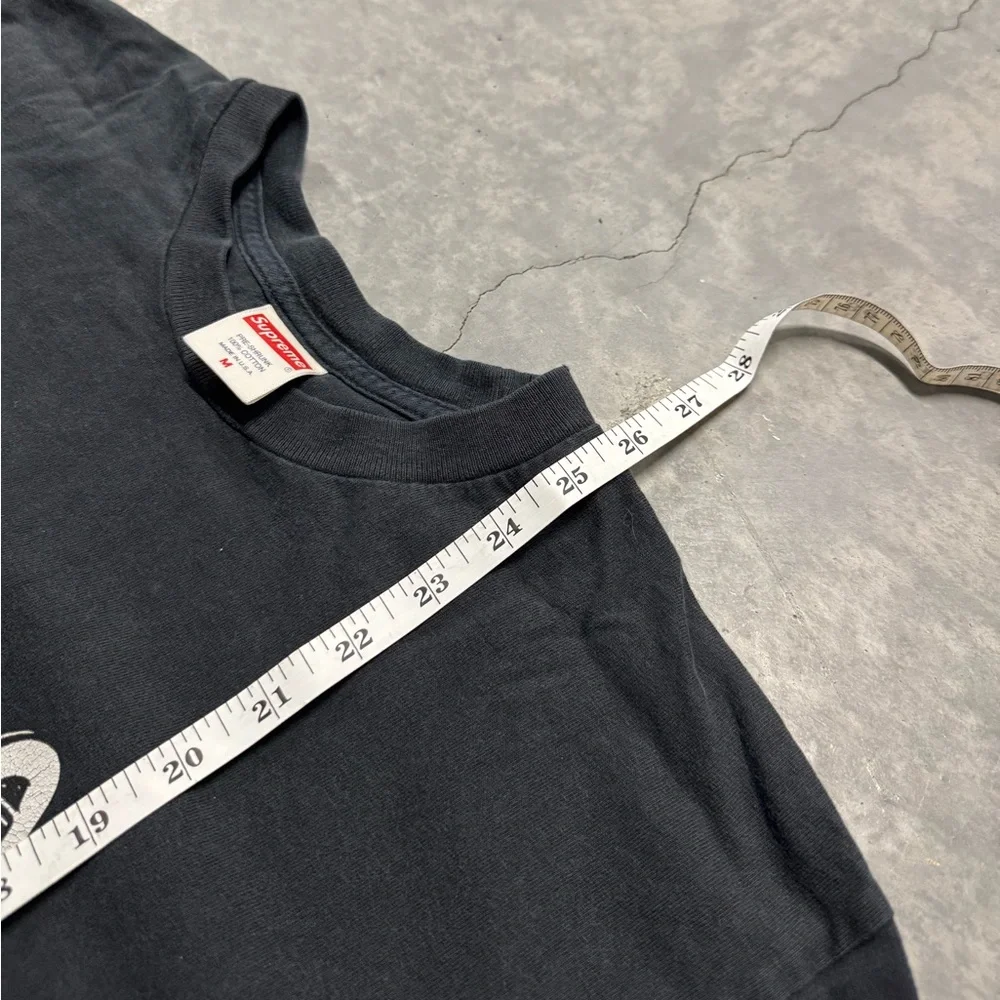 Supreme Cat in the Hat Black Tee with Red Label - Picture 7 of 7